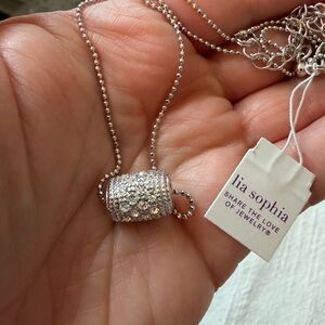 Lia Sophia Silver Necklace | NWT